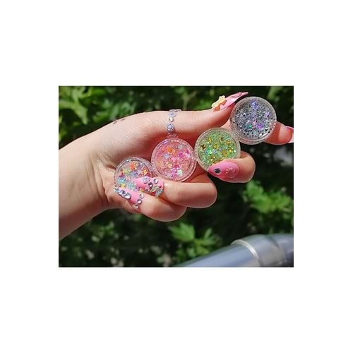Simli Kremsi Far Glitter Jel Far 4lü Set