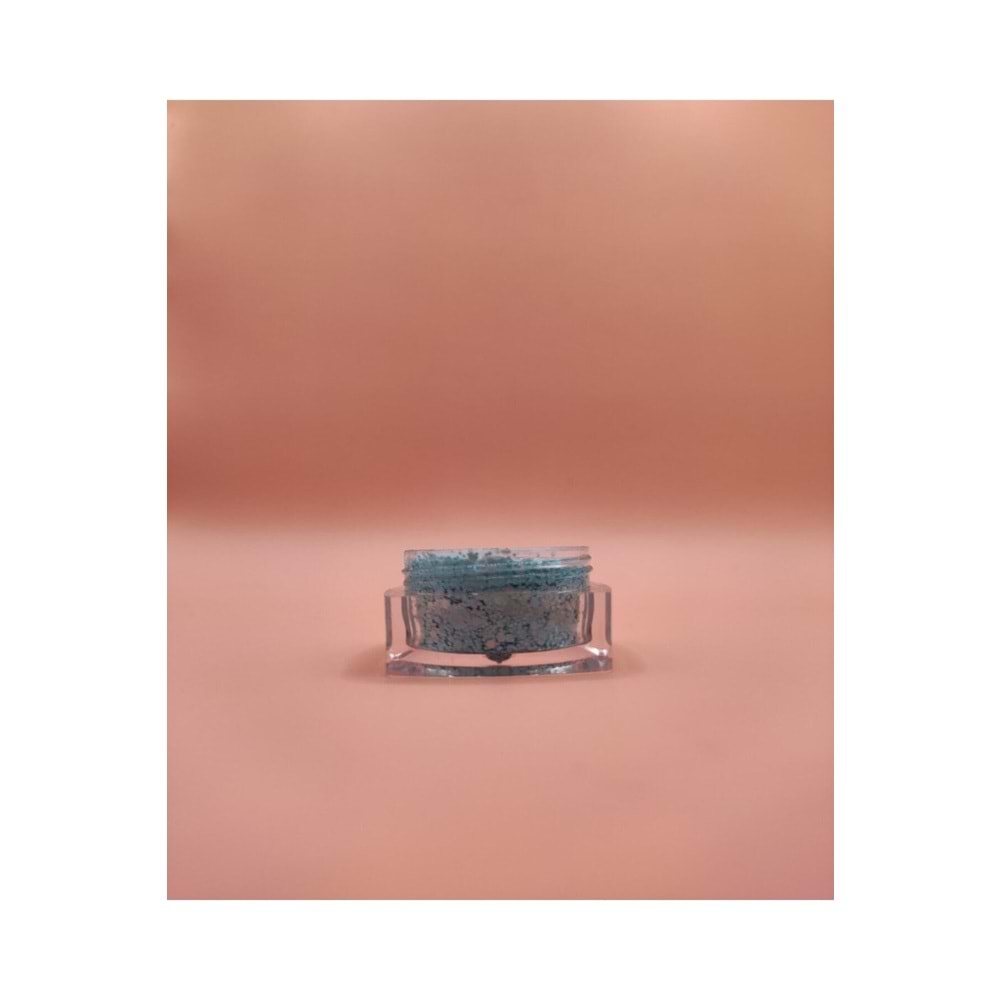 Mini Doğal Jel Glitter - Ocean Blue