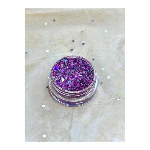 Magenta Jel Glitter 5 Gr