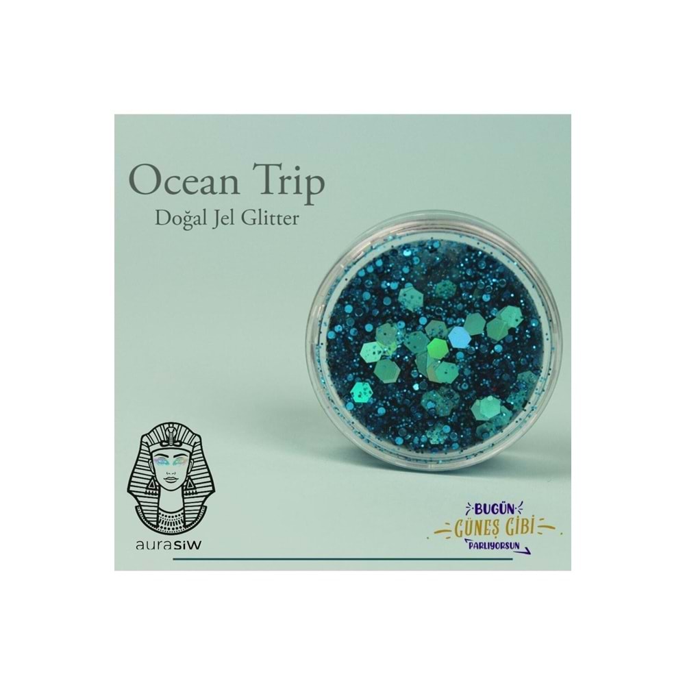 Ocean Trip - Jel Formlu Doğal Glitter