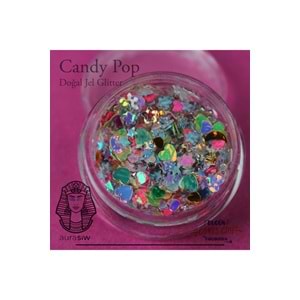 Candy Pop - Jel Formlu Doğal Glitter