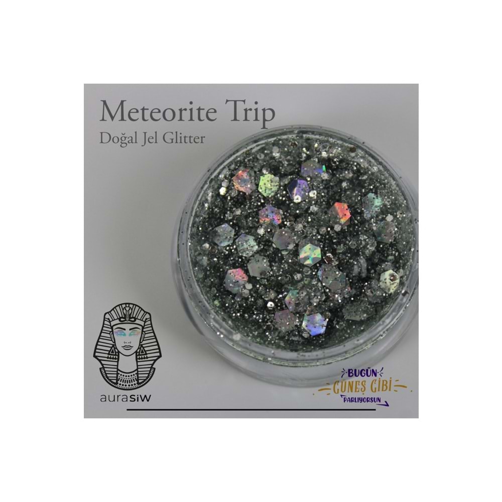 Meteorite Trip - Jel Formlu Doğal Glitter