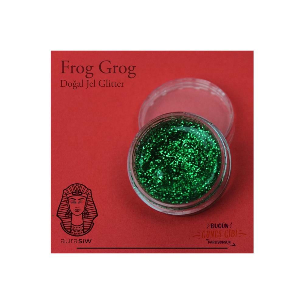Frog Grog - Jel Formlu Doğal Glitter