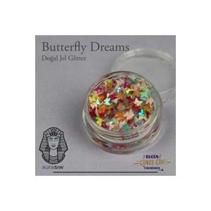 Butterfly Dreams - Jel Formlu Doğal Glitter