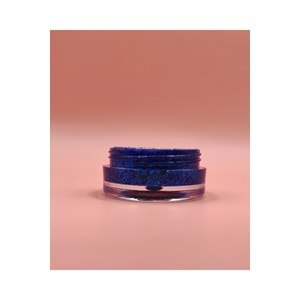 Mini Doğal Jel Glitter Far - Blue 5ml