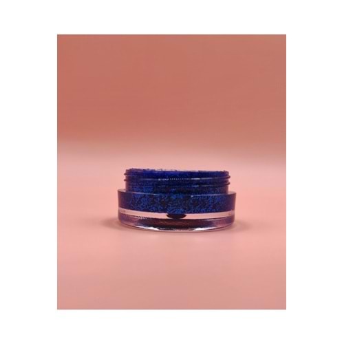 Mini Doğal Jel Glitter Far - Blue 5ml