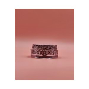 Mini Doğal Jel Glitter Far - Grey 5ml