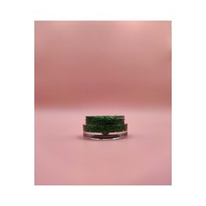 Mini Doğal Jel Glitter - Green 5ml