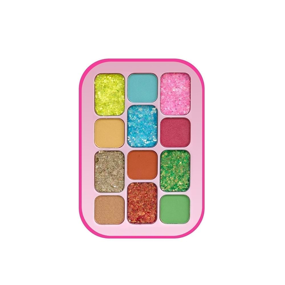 Glitter Far Rose Intentıon 12'li, Glitterli Far Paleti