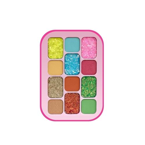Glitter Far Rose Intentıon 12'li, Glitterli Far Paleti
