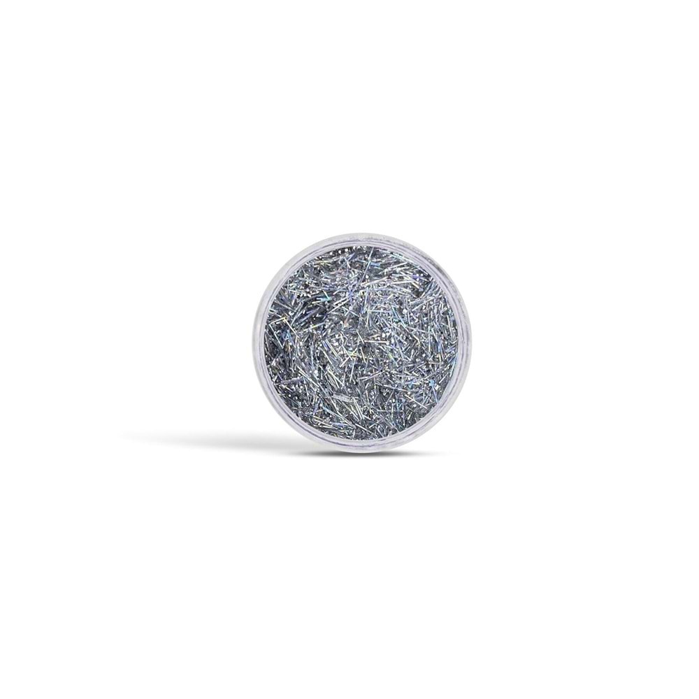 Jel Formlu Parlak Glitter - Diamond Silver