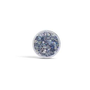 Jel Formlu Parlak Glitter - Metallic Space