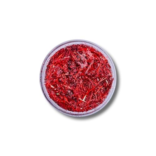 Jel Formlu Parlak Glitter - Diamond Red