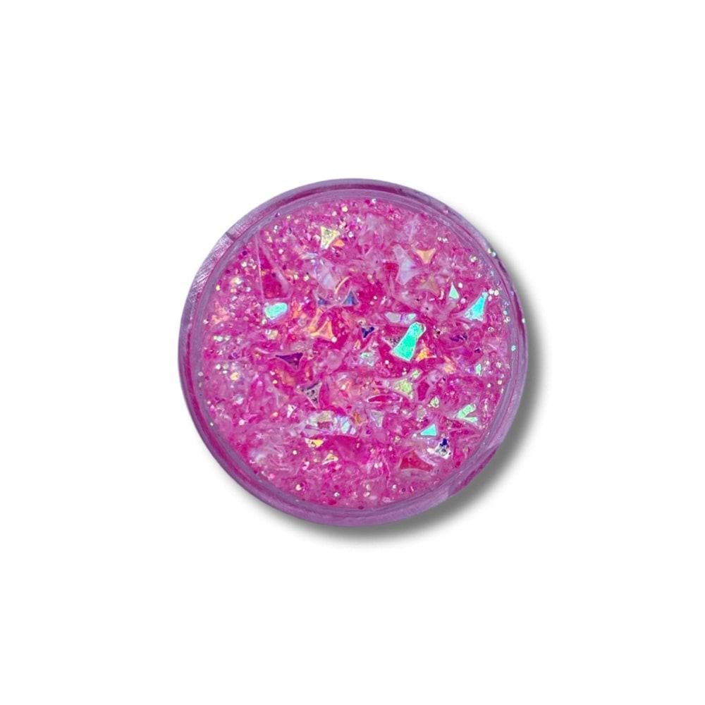 Jel Formlu Parlak Glitter - Holy Pink