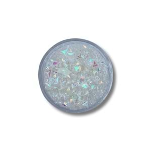 Jel Formlu Parlak Glitter - White Space