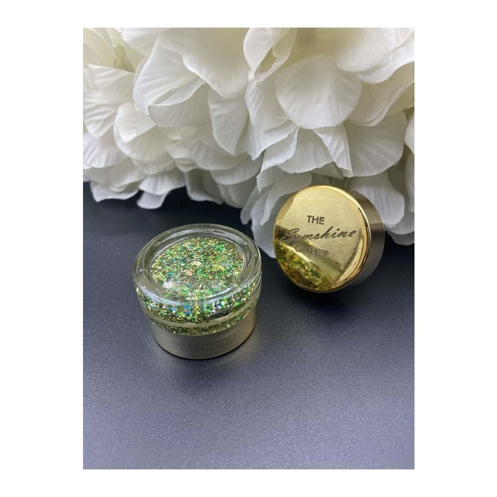 Burberry Green Jel Glitter Göz Farı