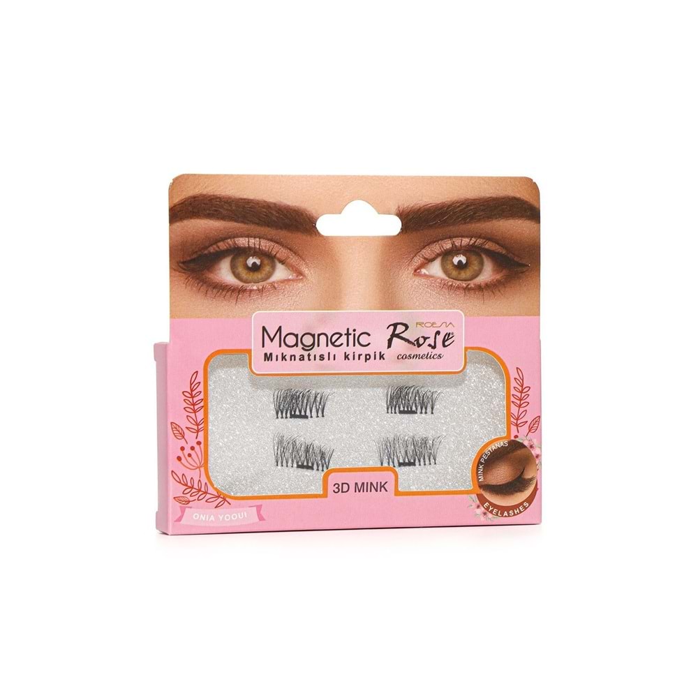 Rose Manyetik Mıknatıslı Kirpik