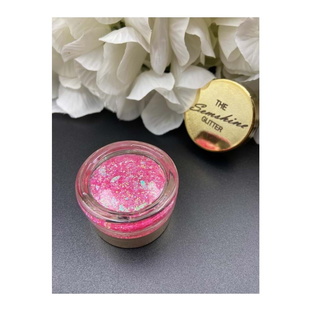 Euphoria Pink Jel Glitter Göz Farı