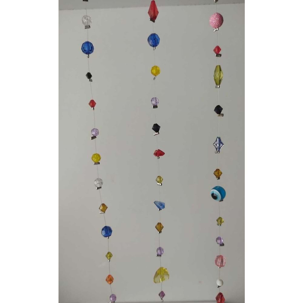 Renklı Saç Boncuğu- 3 Adet