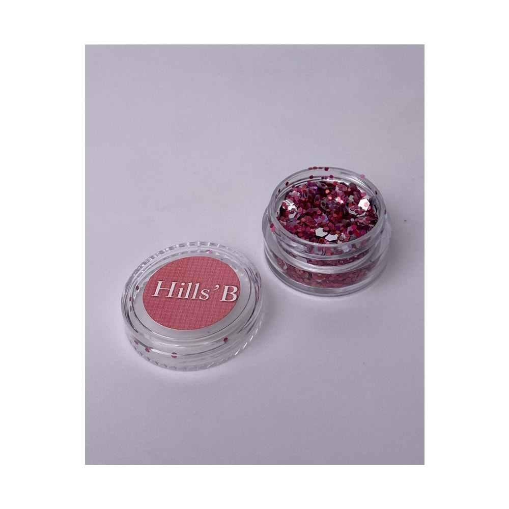 Hills’b Pink Glitter Pul 5ml/5gr