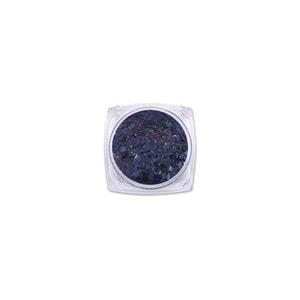 Epoksi Süsleme Glitter Altıgen Siyah Renkli Pul 5gr