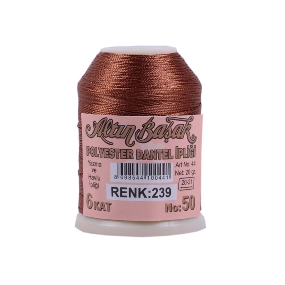 Polyester Oya Ve Dantel İpliği 20 gr No:50 6 Kat - 239