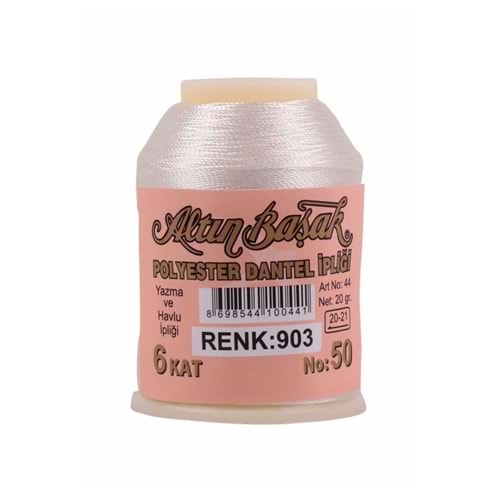 Polyester Oya Ve Dantel Ipliği 20 Gr No:50 6 Kat - 903