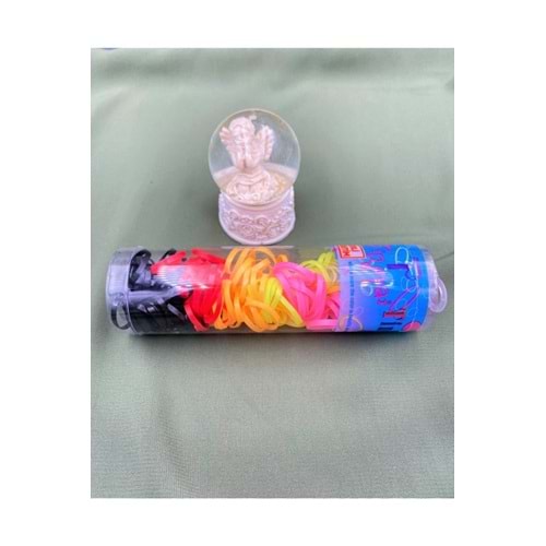 Saç Örgü Lastiği Karışık Renkli Paket