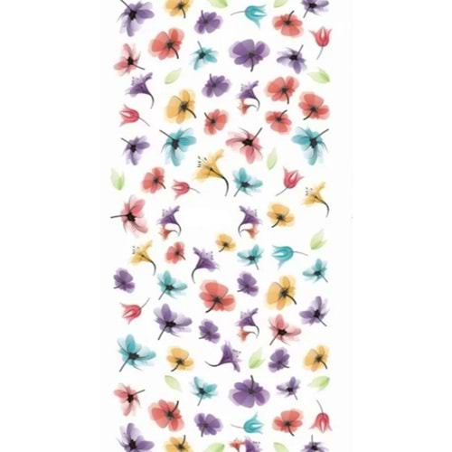 Çiçekler Tırnak Dövme Sticker,nailart