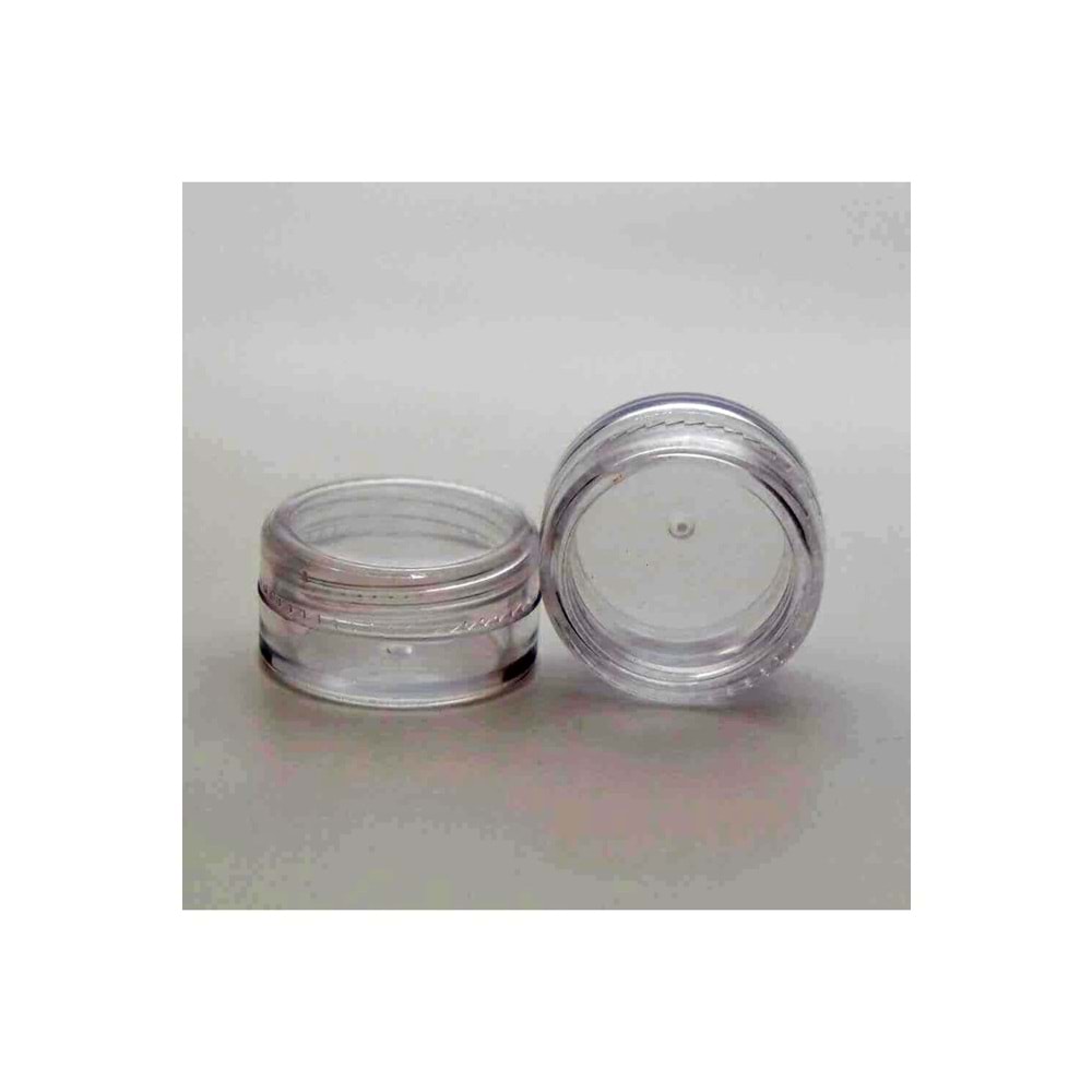 Krem Şişesi 5 ml (3 Adet) Boş Şeffaf Plastik Kutu
