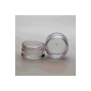 Krem Şişesi 5 ml (3 Adet) Boş Şeffaf Plastik Kutu