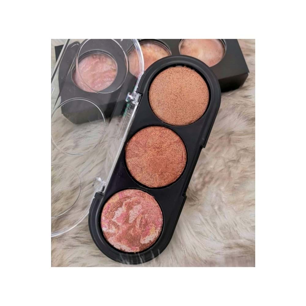 Rose 3'lü Terrakota Paleti Make-up