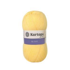 Ak-soft K309 Sarı El Örgü Ipliği 100gr