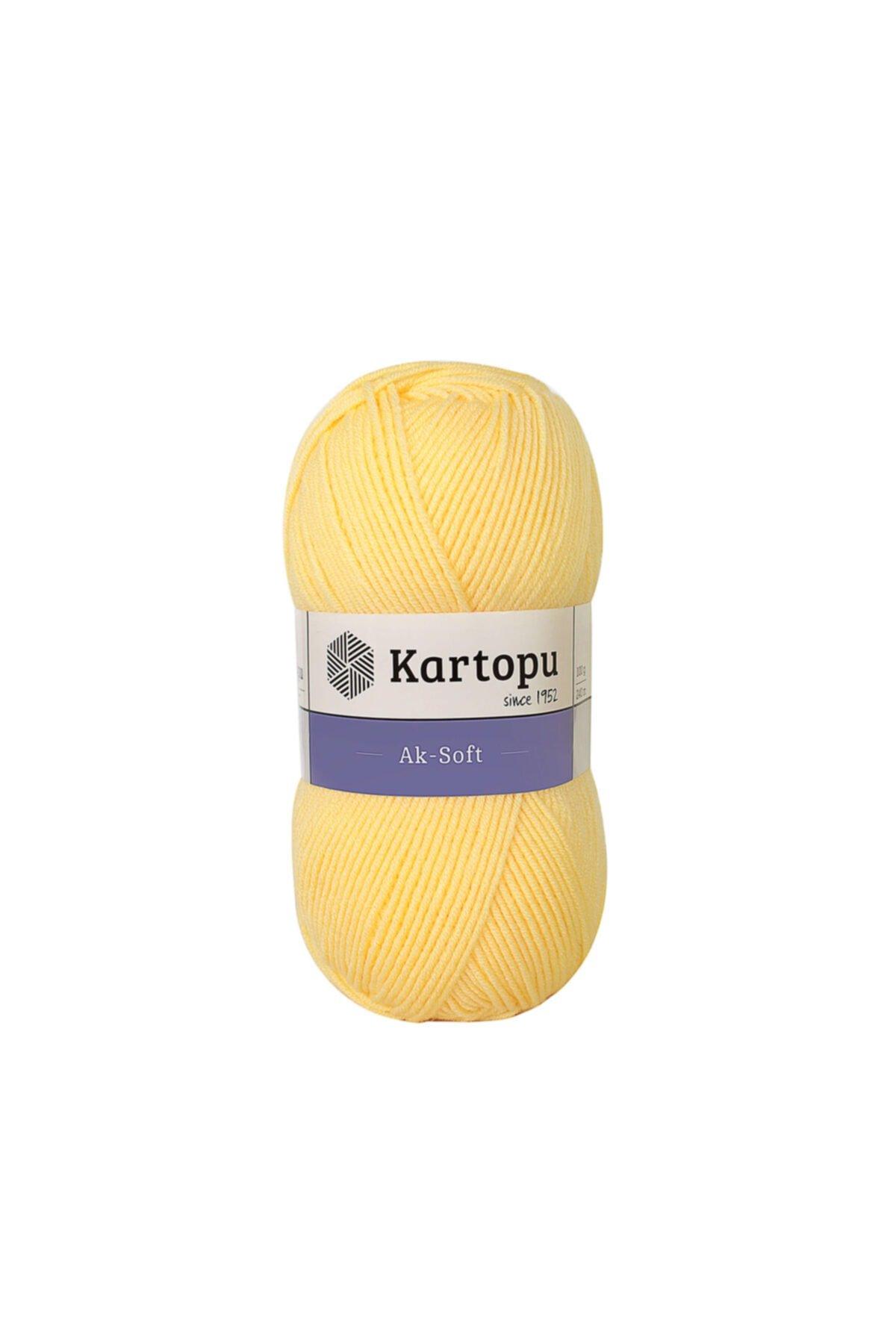 Ak-soft K309 Sarı El Örgü Ipliği 100gr