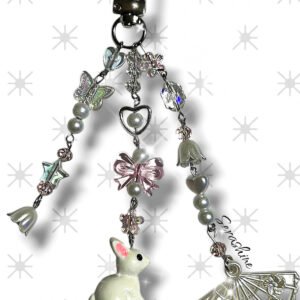 Rabbit anahtarlık charm y2k coquette yenitrend hediyelik