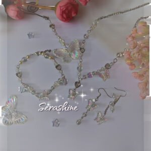 Y2K Fairycore coquette Hologramlı 5li set