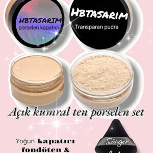 Yoğun kapatıcı fondöten set