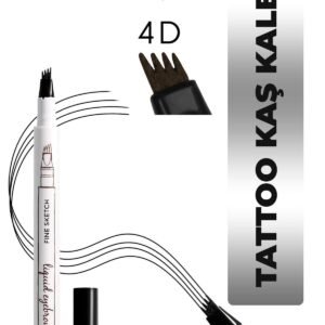 4d Tattoo Microblading Kalıcı Kaş Kalemi - Renk : 01 Kahve