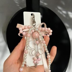New Collection RIBBON Kurdele Detaylı Çanta Charm, Çanta Aksesuarı