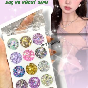 Şekilli yüz -saç ve vücut simi & göz farı