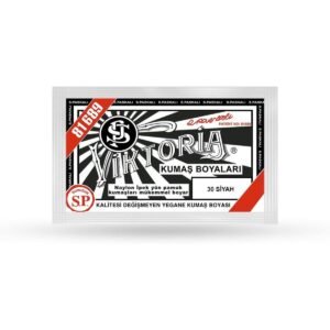 Viktoria Siyah Kumaş Boyası