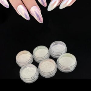 İnci Tozu 6 Lı Paket Nail Art Kalıcı Oje Tırnak Süsleme