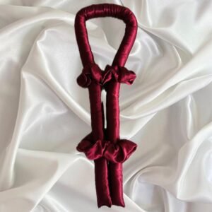 Isısız Saç Şekillendirme Toka Seti , Saten Saç Sosisi Bigudi, Saten Saç Şekillendirici
