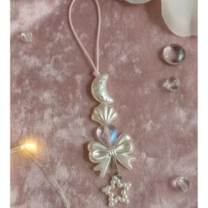 YAKA KARTI SÜSÜ TELEFON CHARMI ÇANTA CHARMI YILDIZ CHARM FİYONK Y2K fairycore kore kawaii ay kalp