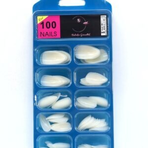 Professional 100'lü Kutulu Badem Takma Tırnak & Kırılmaz Oje Tutar - Almond False Nails