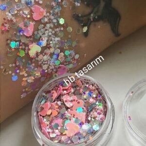 Simli Pırıltılı Glitter Far Sim Yüz ve Vücut Simi