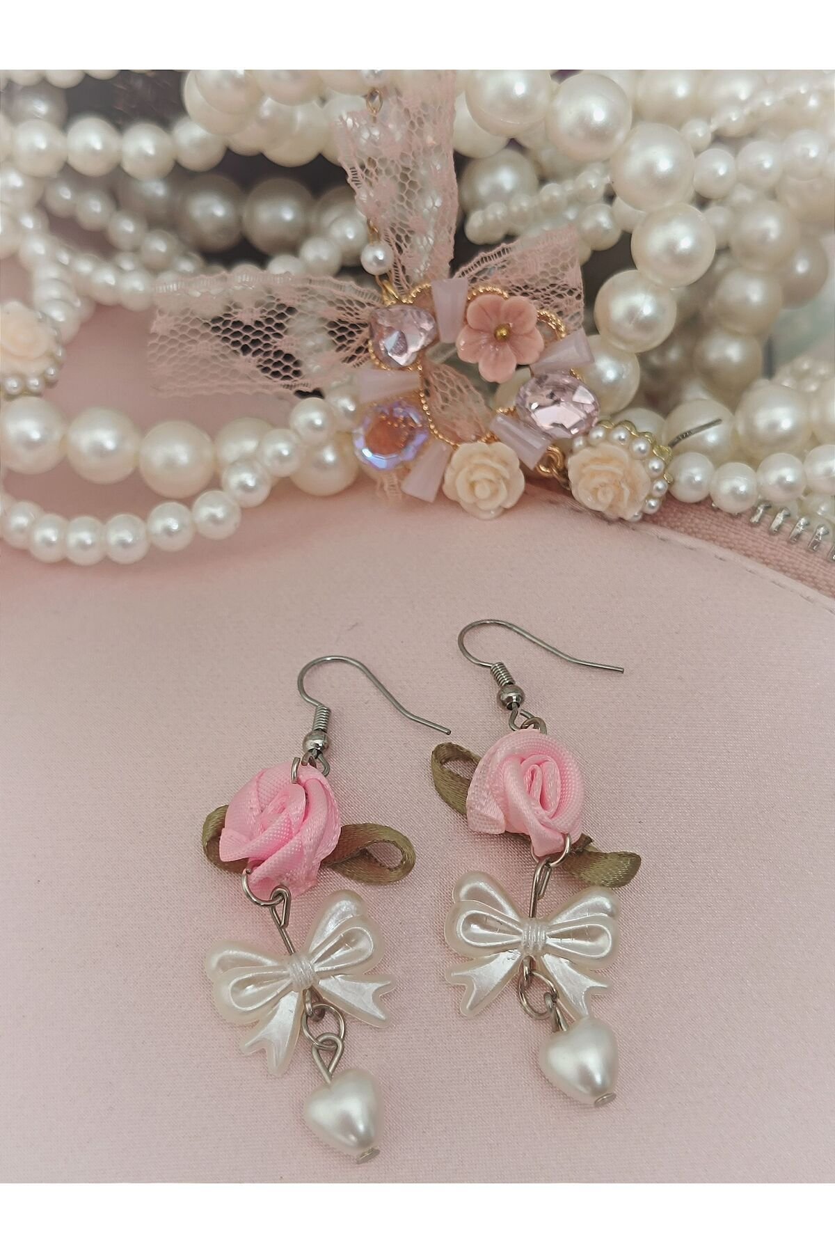 Fiyonk küpe y2k Fairycore küpe pinky