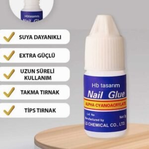 Takma Tırnak Yapıştırıcı Tips Yapıştırıcı Hızlı Yapıştırıcı Nail Glue 3 gr
