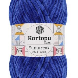Yumurcak Kadife El Örgü İpi Gece Mavisi K524