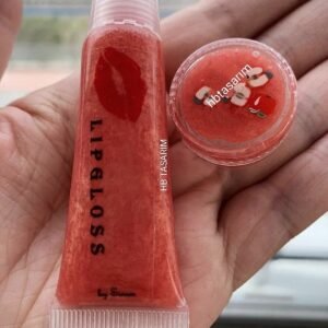 Lipgloss+ Dudak Peeling Seti Elma Aromalı